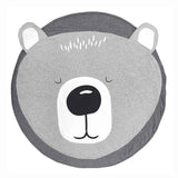 Baby Play Mat Pad Cotton Newborn Infant Crawling Blanket Animal Playmat Round Carpet Floor Rug Kids Children Room Nordic Decor