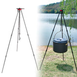 Camping Bonfire Tripod Portable Triangle Support Camping Bonfire Frame Camping Equipment Accessories