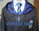 Robe Slytherin Ravenclaw Hufflepuff Cosplay Costume Kids Adult Robe cloak 4 styles Halloween Gift Harris costume