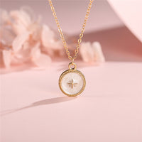 17KM Trendy Multilayered Butterfly Pearl Necklace For Women Fashion Sun Star Gold Pearl Choker Necklaces 2021 Trend Jewelry Gift