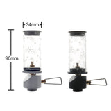 Camping Gas Lantern Outdoor Hiking Snow Candle Tent Light Portable Camping Tent Night for Hiking Picnic Travel Emergencies