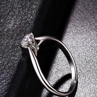 Classic Wedding Rings For Women Forever Simple Style Six Claws Cubic Zirconia 3 Color Wedding Gift Fashion Jewelry KCR033