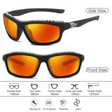 Queshark Men Women Sports Polarized Fishing Sunglasses Cycling Driving Glasses Hunting Camping Hiking Fishing Eyewear