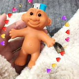 HZ 2019 Cute Silicone Cute Funny Rubber Naked Doll 7cm Lighter Case Box Lighter Protector Nostalgic Toys Cigarette Accessories