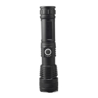 High-power 5 X 5MM LED 20W 5V Micro USB Rechargeable Telescopic Zoom Flashlight Suitable For Camping, Climbing, Night Riding, Caving Waterproof Rating IPX4