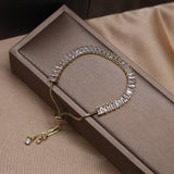 2020 Korean new design fashion jewelry full crystal adjustable bracelet shiny zircon ball party bracelet for women