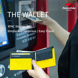 Naturehike Travel Wallet Purse Ultralight XPAC Mini Women/Men Wallet Waterproof Document Card Bag Portable Wallet ZT04