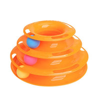 Cat Toy Tower Track Cat Turntable Cat Turntable Three-layer Pet Playtable cat toy  cat toys interactive cat tower