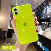 Luxury Candy Transparent Phone Case For iphone 11 12 mini Pro Max XS X XR 7 8 plus SE 2020 Soft Silicone Shockproof Cases Cover