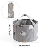 Camping Foot Bath Collapsible Bucket Multi-Use Portable Basin for Soaking Feet Travelling Camping Indoor Outdoor Equipment