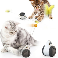 Smart Cat Toy Funny Interactive Cat Toy with Catnip Irregular Rotation Pet Cat Ball Tease Toy Cat Supplies No Battery Needed