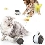 Smart Cat Toy Funny Interactive Cat Toy with Catnip Irregular Rotation Pet Cat Ball Tease Toy Cat Supplies No Battery Needed