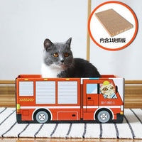 [MPK Store] Japanese Cute Juice Box House Cat Bed Cat Scratch Board, Cat Sofa, Cat Toy