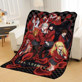 Custom Kakegurui anime Blankets for beds throw blanket soft blanket summer blanket anime blanket travel blanket