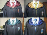 Robe Slytherin Ravenclaw Hufflepuff Cosplay Costume Kids Adult Robe cloak 4 styles Halloween Gift Harris costume