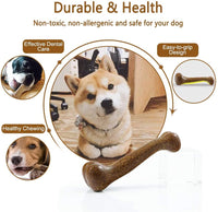 Benepaw Nearly Indestructible Dog Bone Natural Non-Toxic Puppy Toys For Small Medium Large Dogs Pet Chew Game Dental Care