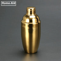 New Arrival Stainless Steel Shaker Cocktail Shaker Gunmetal Black bottle Martini Bartender tools Shaker Drink 550ML