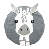 Baby Play Mat Pad Cotton Newborn Infant Crawling Blanket Animal Playmat Round Carpet Floor Rug Kids Children Room Nordic Decor