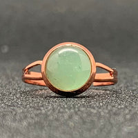 Momiji Natural Stone Open Ring for Women Handmade Bohemian Jewelry Gift Crystal Moonstone Tigereye Wedding Party Ring Adjustable