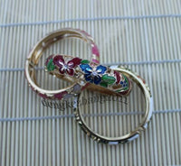 wholesale10 PCS Stunning CHINESE Handmade Cloisonne Enamel Cuff Bracelet