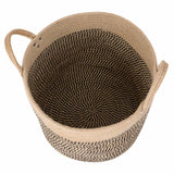 Large Basket Woven Storage Basket with Handles Natural Jute Laundry Basket Toy Towels Blanket Basket Home Decor Gift