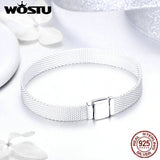 Luxury 100% 925 Sterling Silver Charm Bracelet  Original Heart Beads Chain Fit Bracelet & Bangle For Love Women Jewelry ZBBS916