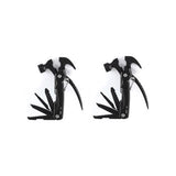 Hammer Multitool Camping Accessories with Multitool Card Tool 12 in 1 Cool Gadget Stocking Stuffer for Men Fathers Valentines Day Gifts