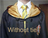 Robe Slytherin Ravenclaw Hufflepuff Cosplay Costume Kids Adult Robe cloak 4 styles Halloween Gift Harris costume