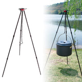 Camping Bonfire Tripod Portable Triangle Support Camping Bonfire Frame Camping Equipment Accessories