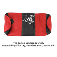 Empty Boxing Sandbag Home Fitness Hook Hanging Kick Punching Bag Boxing Training Fight Karate Punch Muay Thai Sand Bag