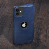 Solid Color PU Leather Phone Case For iPhone 12Pro 11 12 Pro Max XR XS Max X 7 8 6 Plus 12Mini 11Pro Max 11 Slim Soft Back Cover