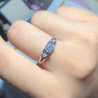 New Product Promotion Moissanite  0.5ct  Hardness 9.3, diamond substitutes, can be tested by instruments. Popular jewelry