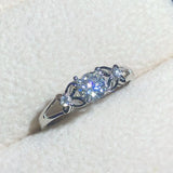 New Product Promotion Moissanite  0.5ct  Hardness 9.3, diamond substitutes, can be tested by instruments. Popular jewelry