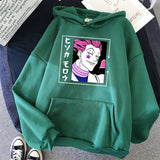 HISOKA MOROW Hoodie Japanese Anime Women's Hooded Sweatshirt Harajuku Full-time Hunter Anime Print Casual Oversize Women Hoodie