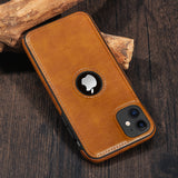 Solid Color PU Leather Phone Case For iPhone 12Pro 11 12 Pro Max XR XS Max X 7 8 6 Plus 12Mini 11Pro Max 11 Slim Soft Back Cover