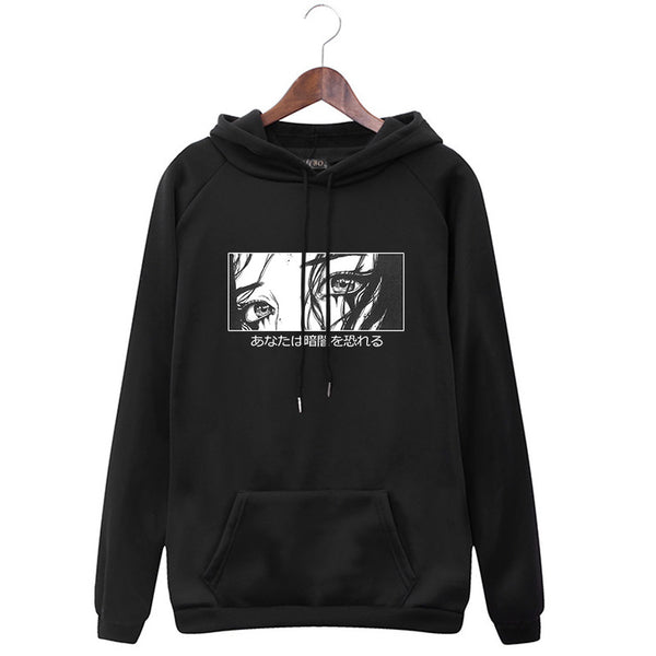 Women's Hoodie Anime Crying Girl Sweatshirt