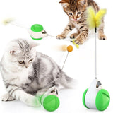 Smart Cat Toy Funny Interactive Cat Toy with Catnip Irregular Rotation Pet Cat Ball Tease Toy Cat Supplies No Battery Needed