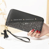 Women Wallet Long Creative Female Card Holder PU Wallet Coin Purses Girls Leather Wallet New Fashion Envelope