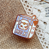 Animal Crossing Cute Villager Xiaorun Milk Brooch