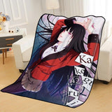 Custom Kakegurui anime Blankets for beds throw blanket soft blanket summer blanket anime blanket travel blanket