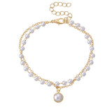 Simple Necklace, Personality, Niche Design, Double-layer Pearl Necklace