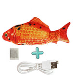 Electronic Pet Cat Toy Electric USB Charging Simulation Fish Toys for Dog Cat Chewing Playing Biting Supplies Dropshiping