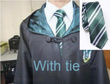 Robe Slytherin Ravenclaw Hufflepuff Cosplay Costume Kids Adult Robe cloak 4 styles Halloween Gift Harris costume