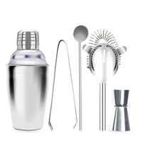 350ML 550ML 750ML Stainless Steel Cocktail Shaker Mixer Wine Martini Shaker For Drinking Boston Style Shaker Party Bar Tools