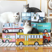 [MPK Store] Japanese Cute Juice Box House Cat Bed Cat Scratch Board, Cat Sofa, Cat Toy