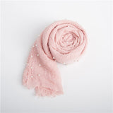 90x170cm Baby Wrap Newborn Photography Posing Swaddle With Pearls Soft Infant Cotton Linen Cloth Blanket Studio Photo Props