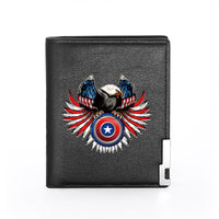 Captain America Theme Printed PU Leather Wallet