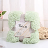 New Super Soft Shaggy Fur Blanket Ultra Plush Decorative Blanket 130*160cm/160*200cm Winter Blankets For Bed Sofa Blanket