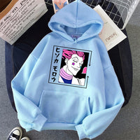 HISOKA MOROW Hoodie Japanese Anime Women's Hooded Sweatshirt Harajuku Full-time Hunter Anime Print Casual Oversize Women Hoodie