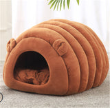 Sheep nest cat litter mat pet cat litter cat house cat bed semi-closed cat sleeping bag